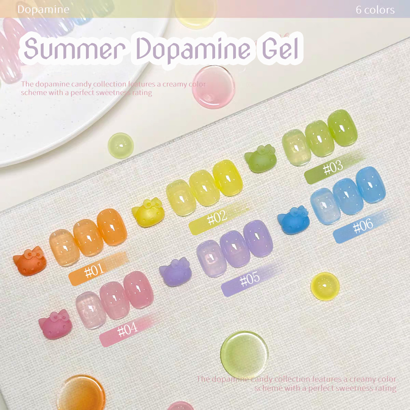 SHAKA 1pcs 2026 Summer Popular - Nail Art Ice Blue ulasan dan harga