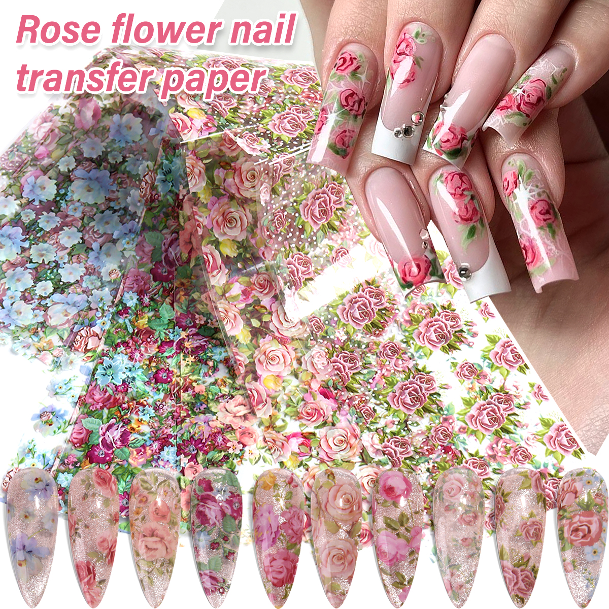 10pcs Vintage Blending Spring  - Nail Art Vintage ulasan dan harga