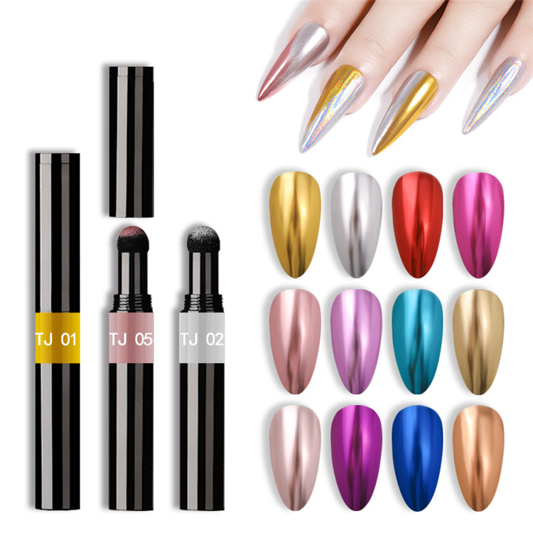 Nail Art Glitter Mirror Powder - Nail Glitter Chrome ulasan dan harga