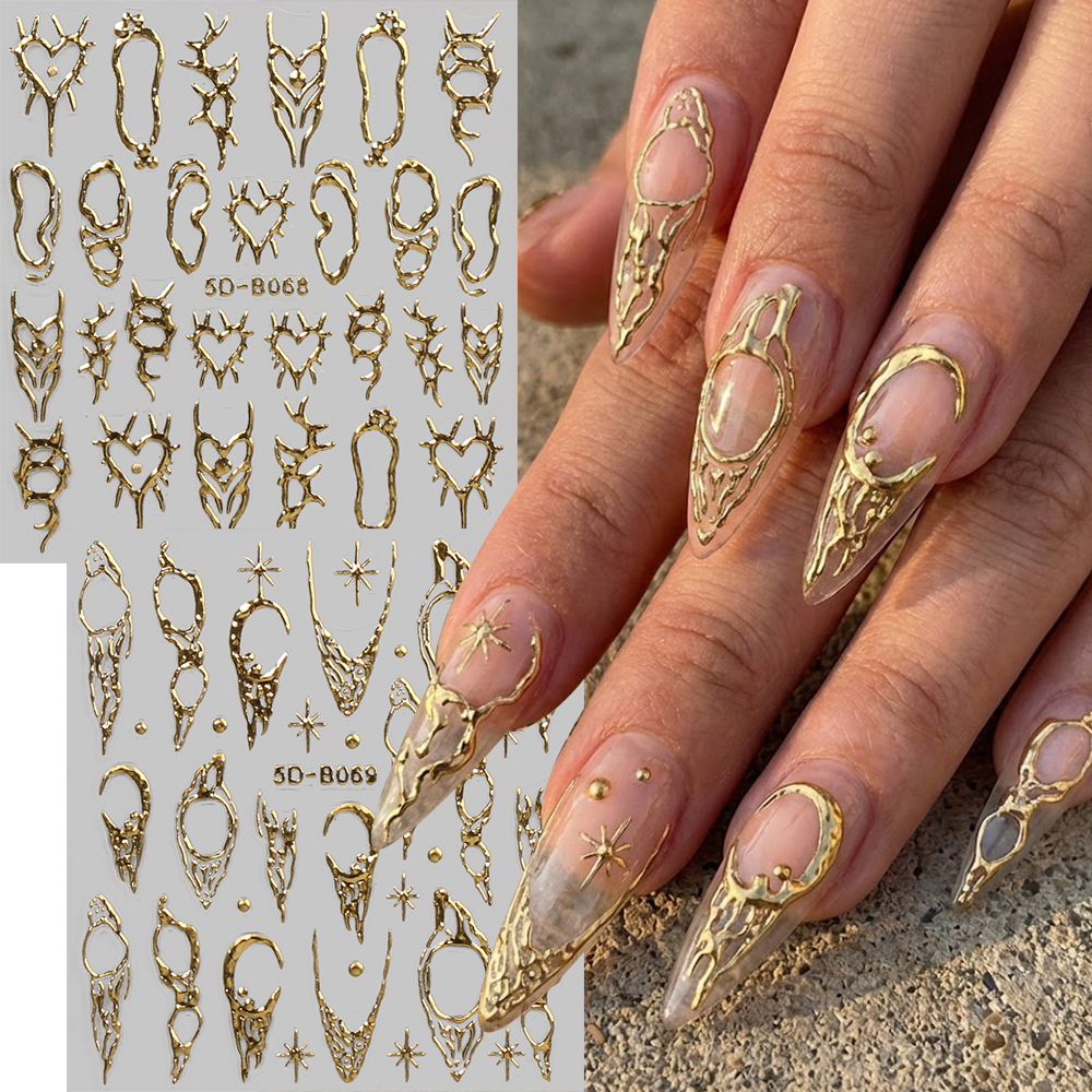 2pcs Vintage Thorns Y2K Nail A - Nail Art Vampire ulasan dan harga