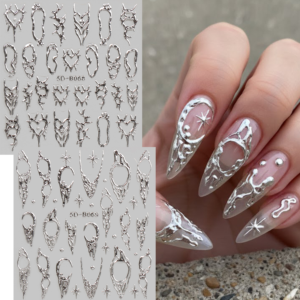 2pcs Vintage Thorns Y2K Nail A - Nail Art Vampire ulasan dan harga