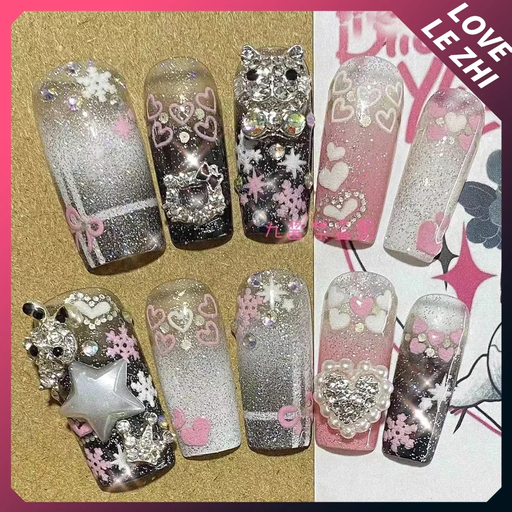 10Pcs Fashion Y2K High-End Han - Nail Art Xs ulasan dan harga