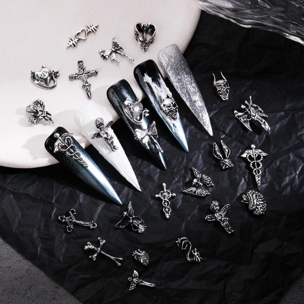 20pcs Style Mix Halloween Nail - Nail Art Vampire ulasan dan harga