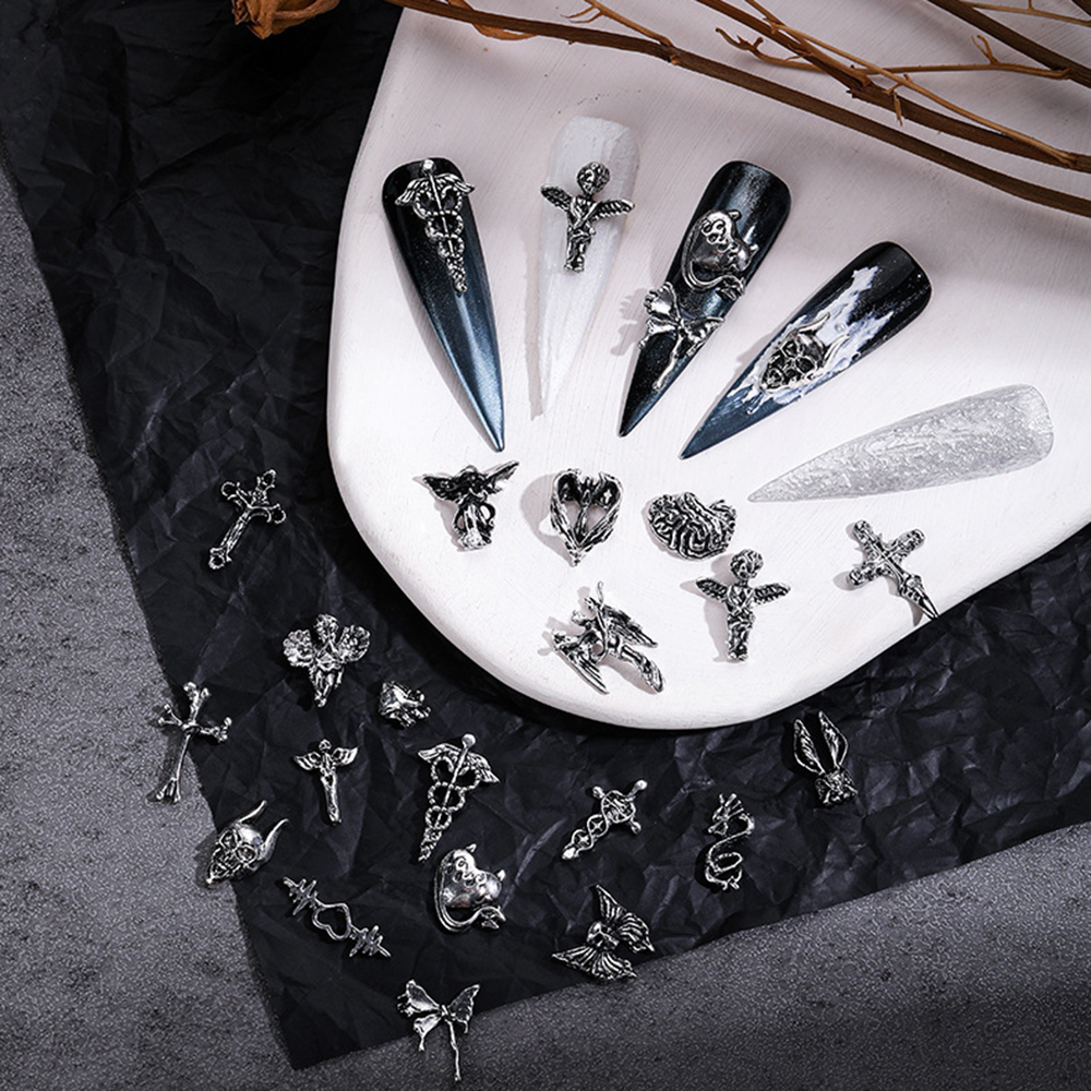20pcs Style Mix Halloween Nail - Nail Art Vampire ulasan dan harga