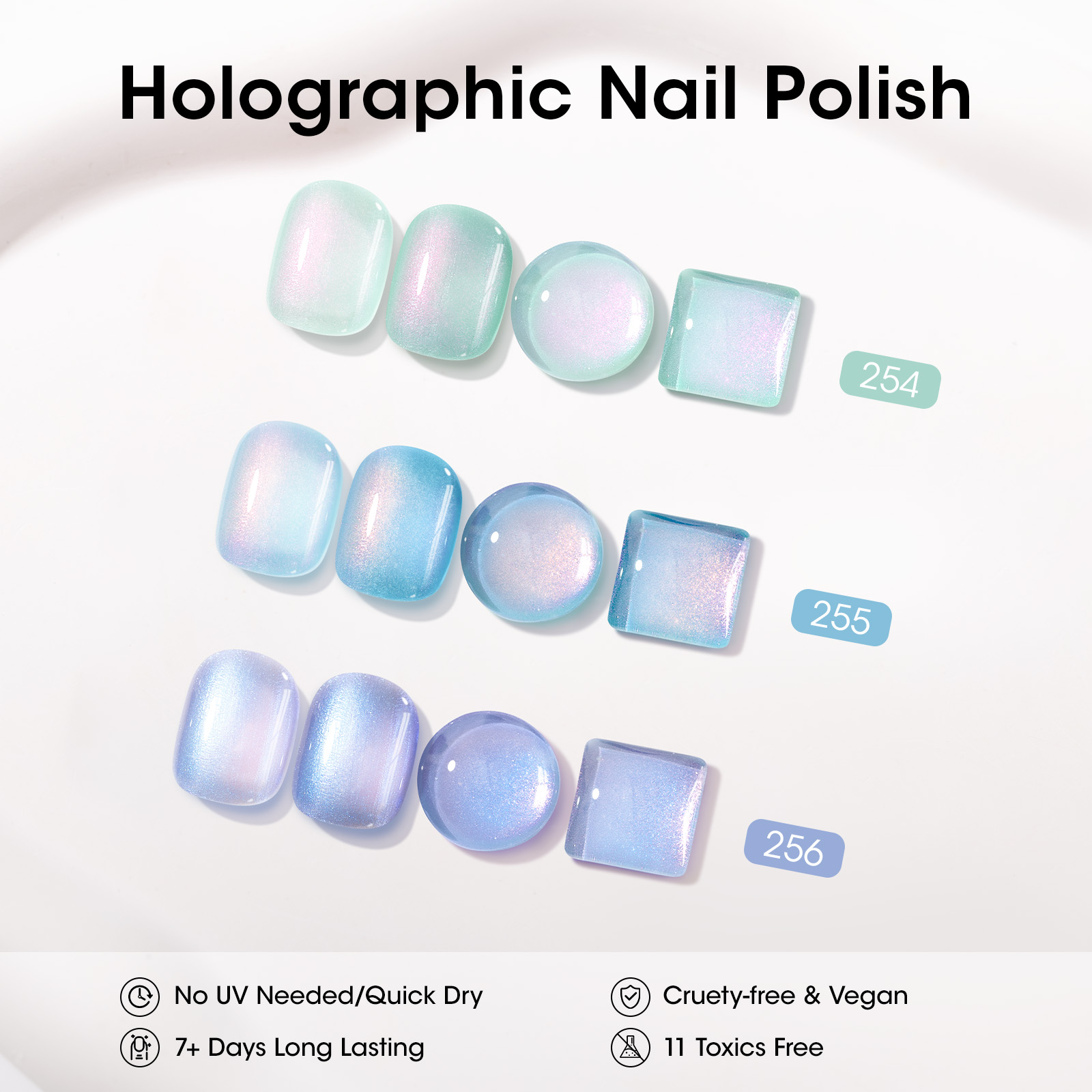 Gel Polish Set 3Pcs 10ml Chame - Nail Art Ombre Glitter ulasan dan harga