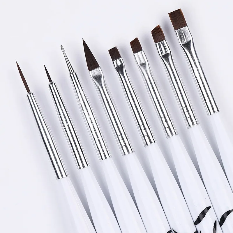 Nail Art Brush Ombre Brushes U - Nail Art Brush Set ulasan dan harga