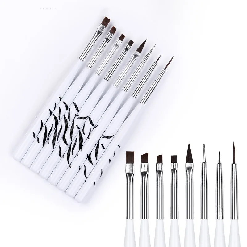 Nail Art Brush Ombre Brushes U - Nail Art Brush Set ulasan dan harga