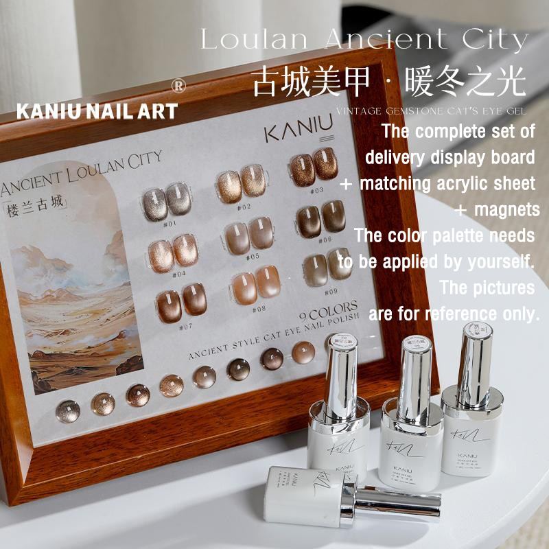 9 Colors Loulan Ancient City M - Nail Art Vintage ulasan dan harga