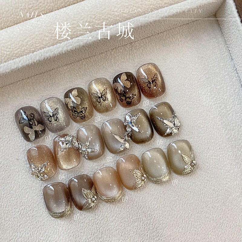9 Colors Loulan Ancient City M - Nail Art Vintage ulasan dan harga