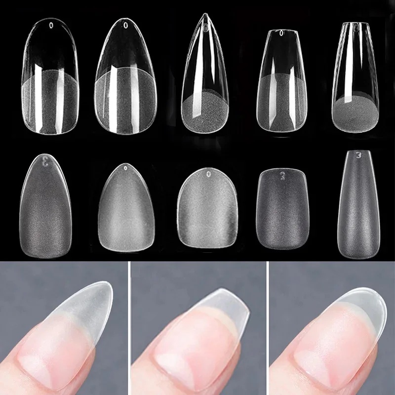 1Bag Matte Press On Nail Tips  - Nail Art Xs ulasan dan harga