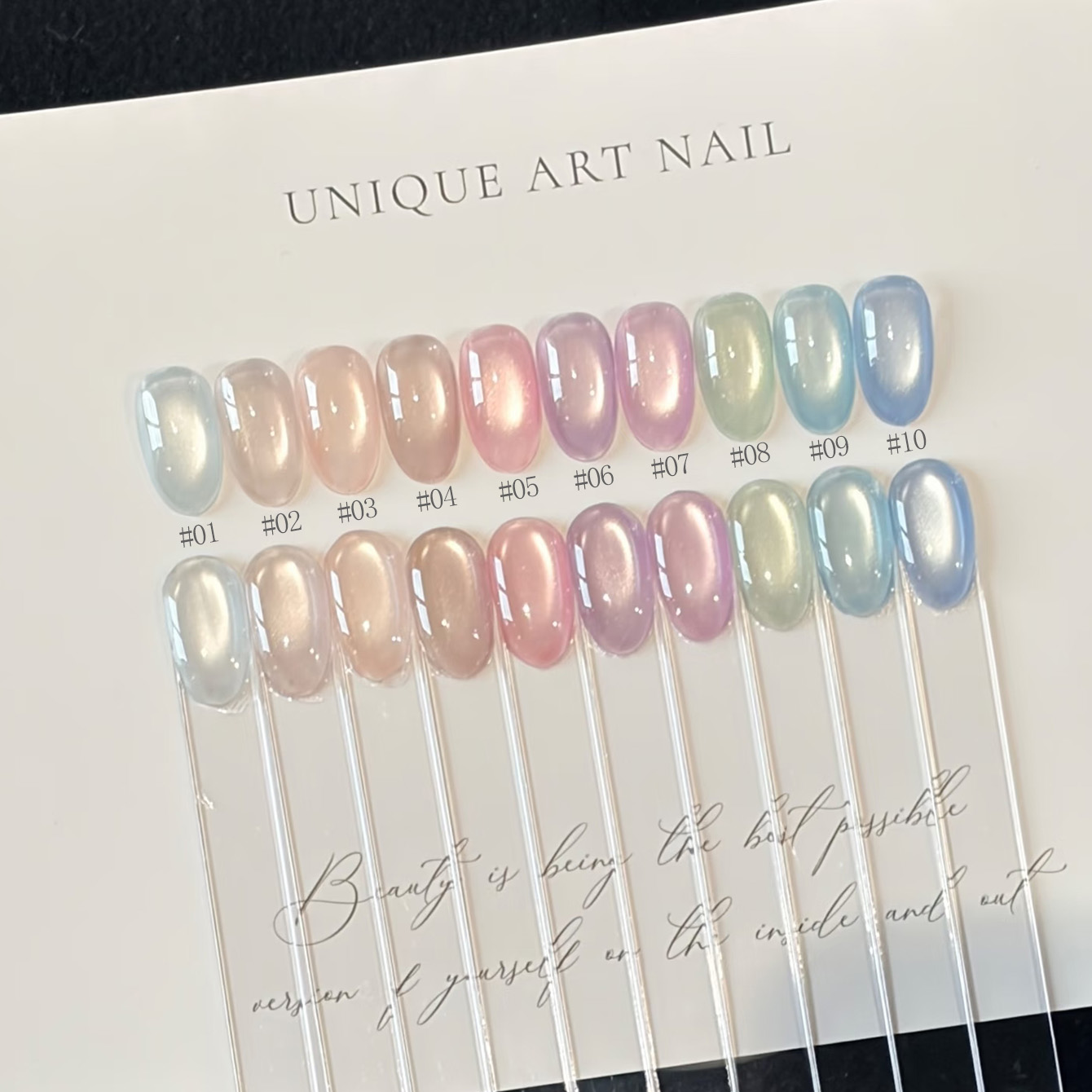 1pcs PSK Ice Transparent White - Nail Art Ice Blue ulasan dan harga