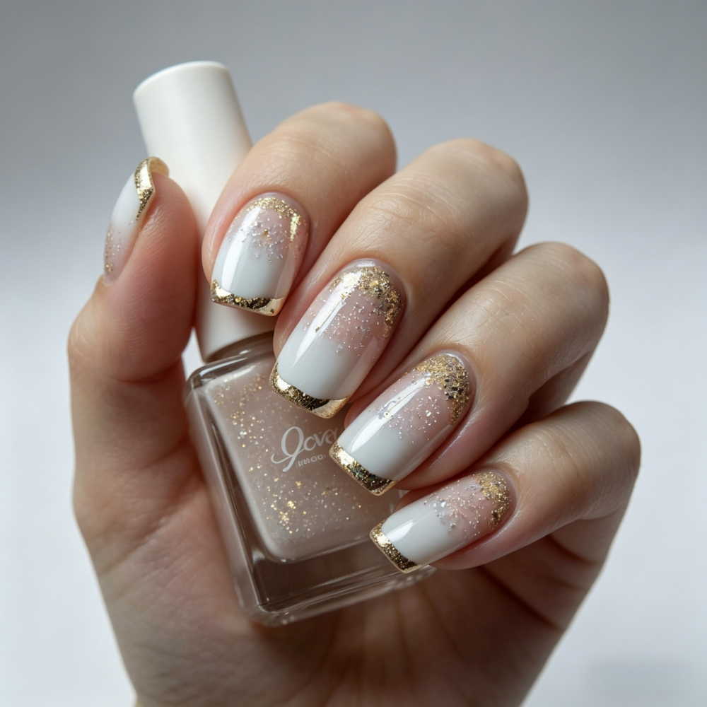 Bling Glitter Acrylic False Na - Nail Art Ombre Glitter ulasan dan harga