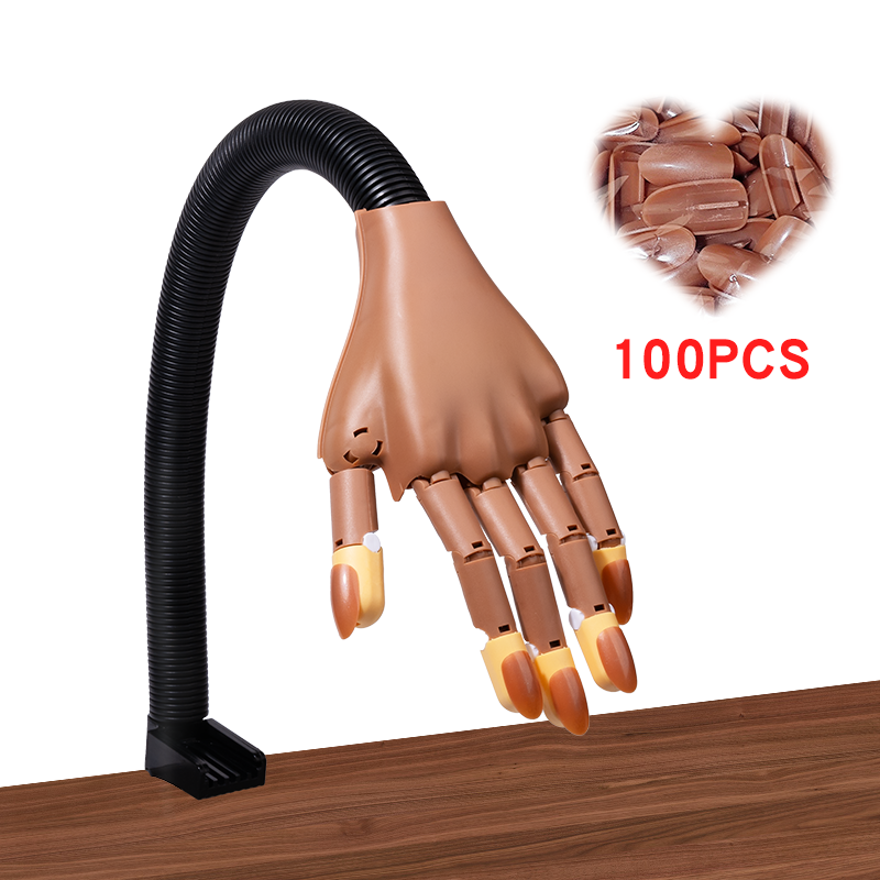 Nail Fake Practice Hand Movabl - Nail Art Viral ulasan dan harga