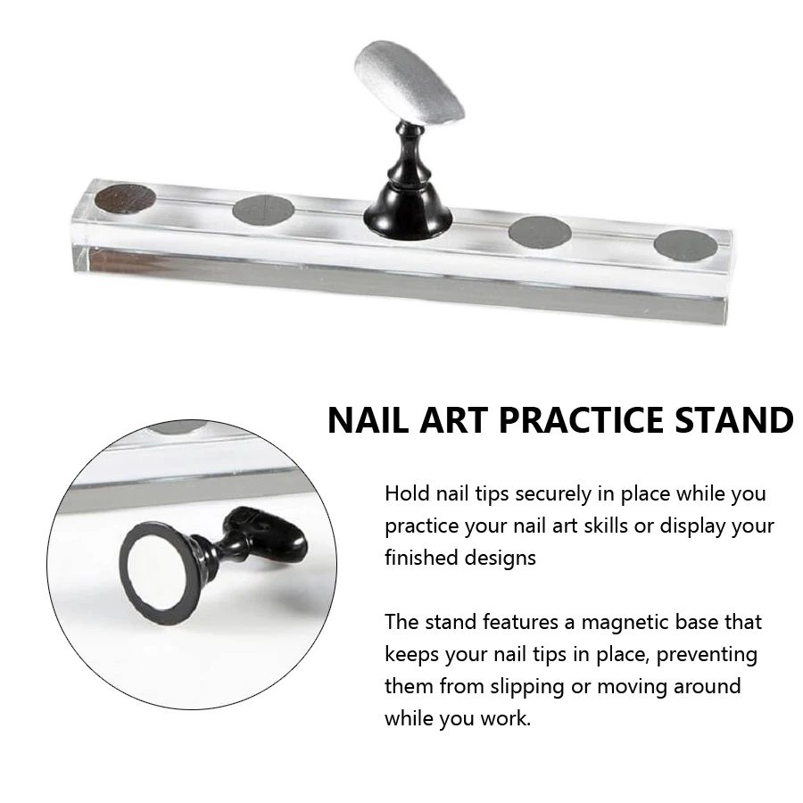 5Pcs Nail Art Practice Display - Nail Art Viral ulasan dan harga