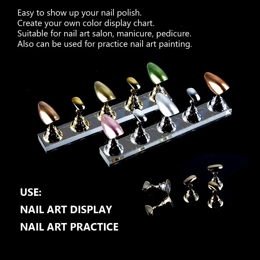 5Pcs Nail Art Practice Display - Nail Art Viral ulasan dan harga