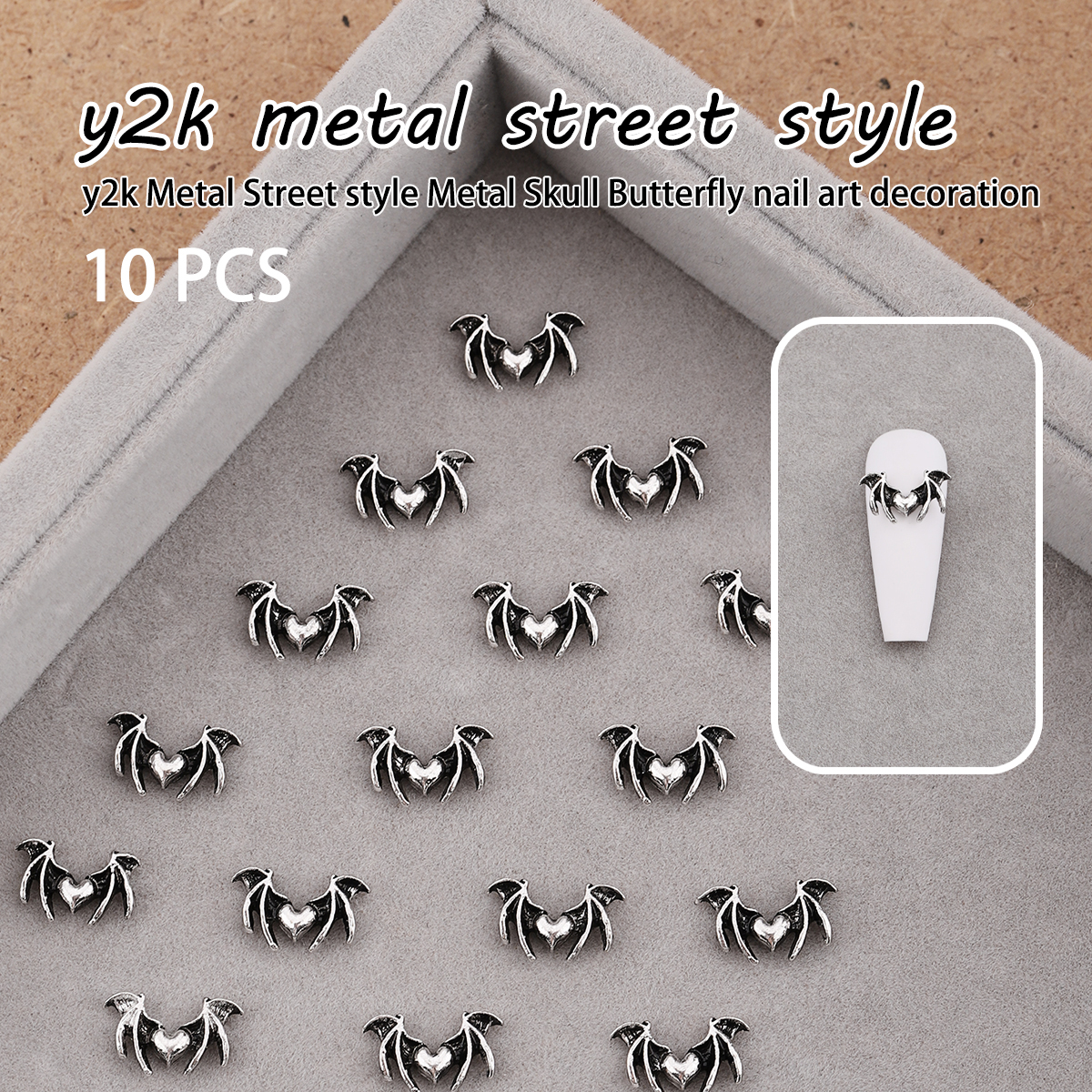 10 pcslittle devil love nail p - Nail Art Vampire ulasan dan harga