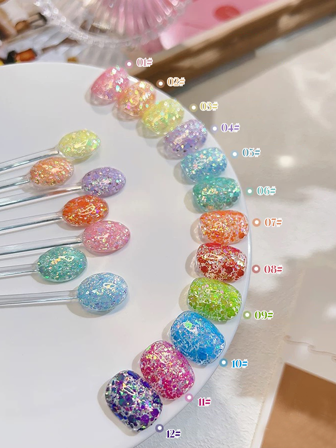 12PCS 2026 Spring/Summer New T - Nail Art Trend 2026 ulasan dan harga