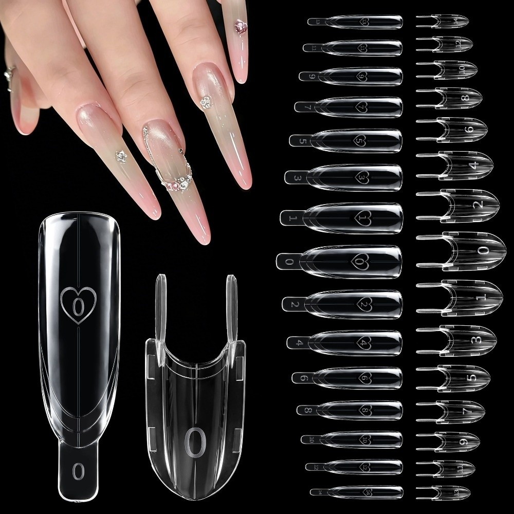 120pcs Rocket Shape Sandwich D - Nail Art Extension ulasan dan harga