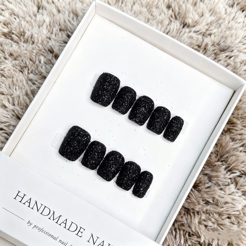 10PCS Handmade Short Square Pr - Nail Art Xs ulasan dan harga