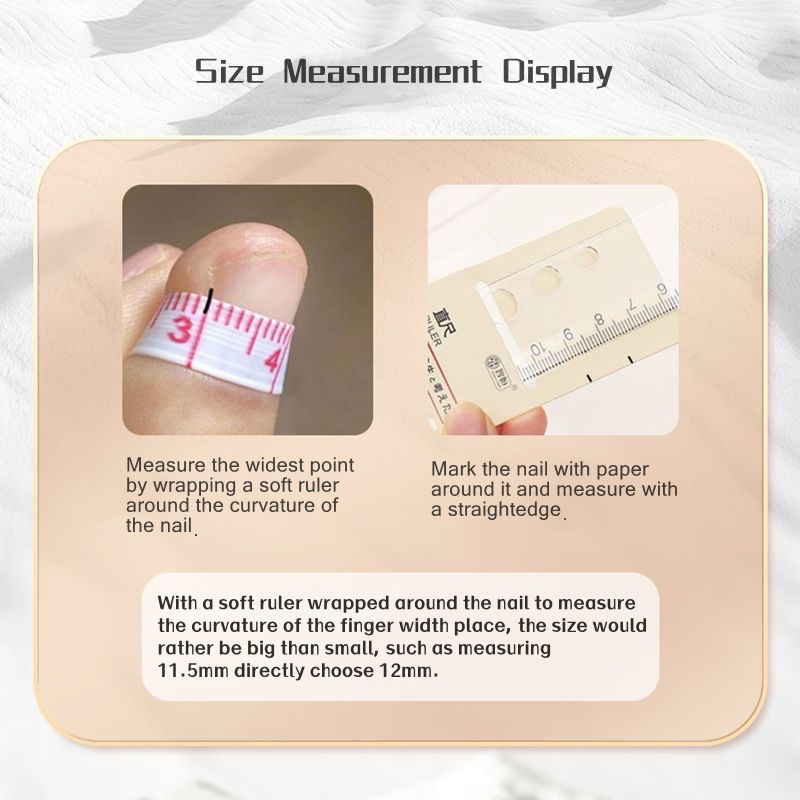 10PCS Handmade Short Square Pr - Nail Art Xs ulasan dan harga