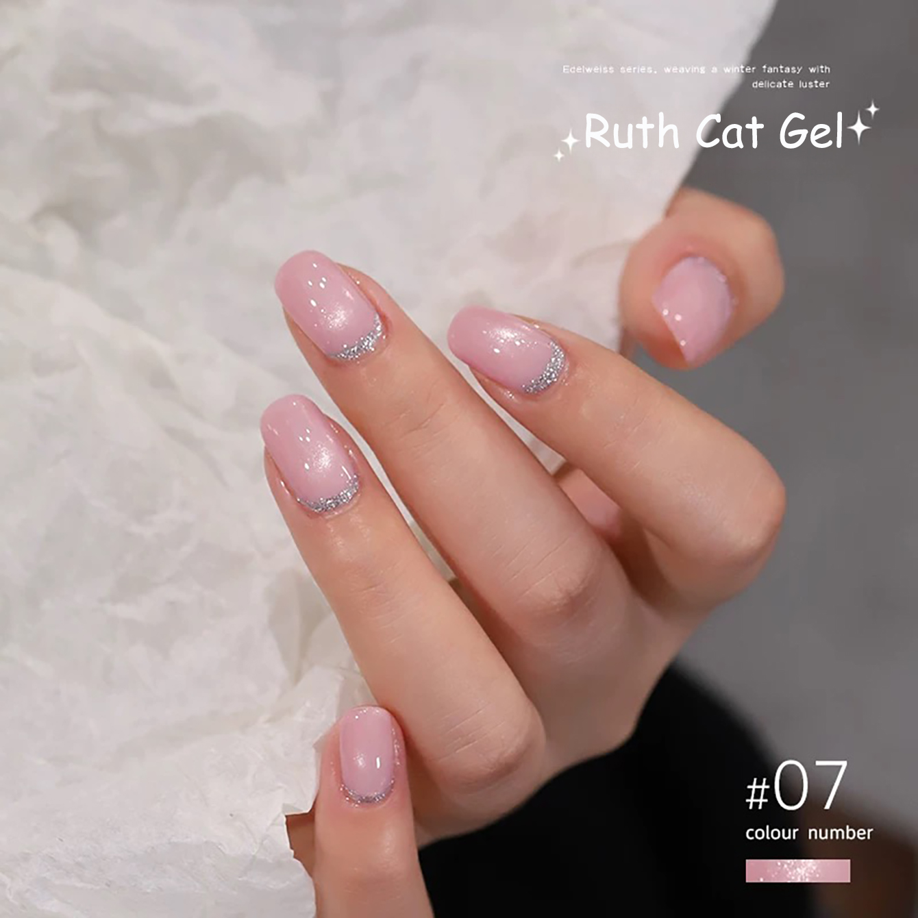 ZH 12ML 7-Color Ruth White Cat - Nail Art Trend 2026 ulasan dan harga