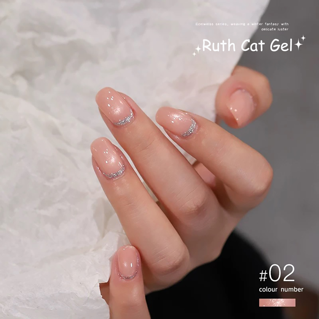 ZH 12ML 7-Color Ruth White Cat - Nail Art Trend 2026 ulasan dan harga