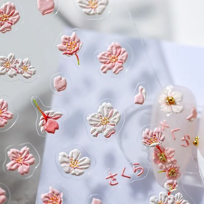 Viral Floral Bee Nail Art Stic - Nail Art Viral ulasan dan harga