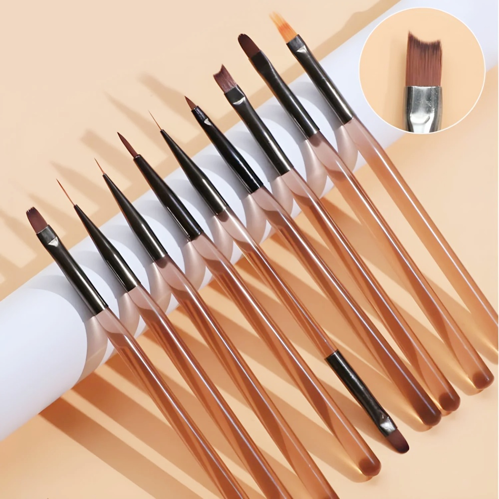 9PCS Nail Brush for Nail Art D - Nail Art Viral ulasan dan harga