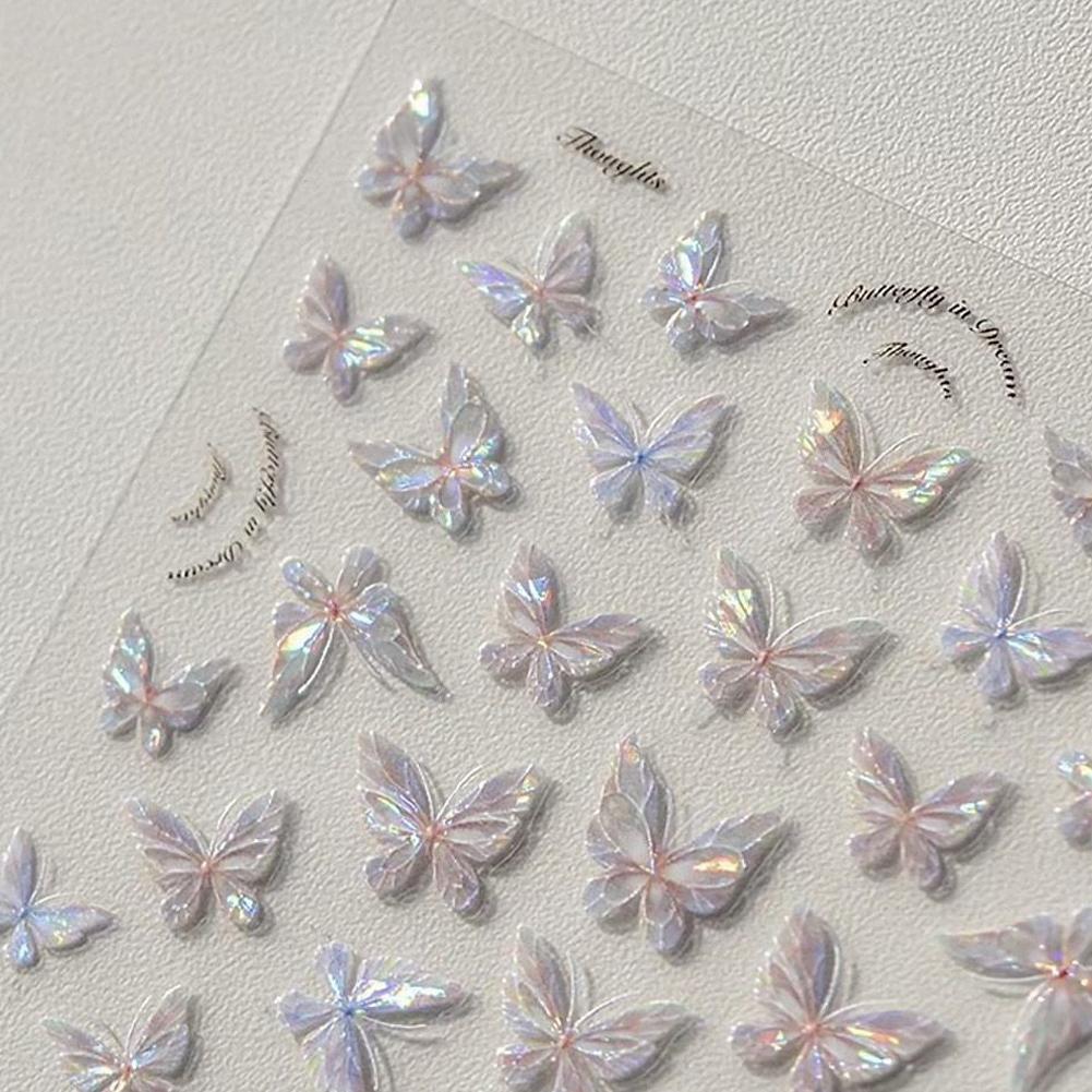 Pearlescent Butterfly Nail Sti - Nail Art Vampire ulasan dan harga