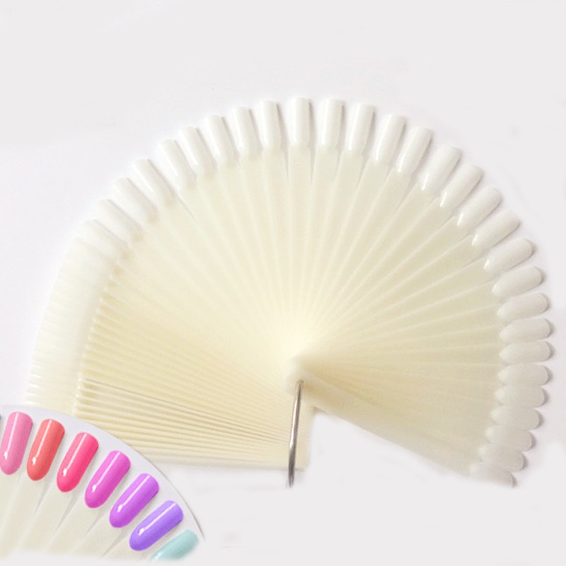 4Color 50pcs False Nail Tips F - Nail Art Viral ulasan dan harga