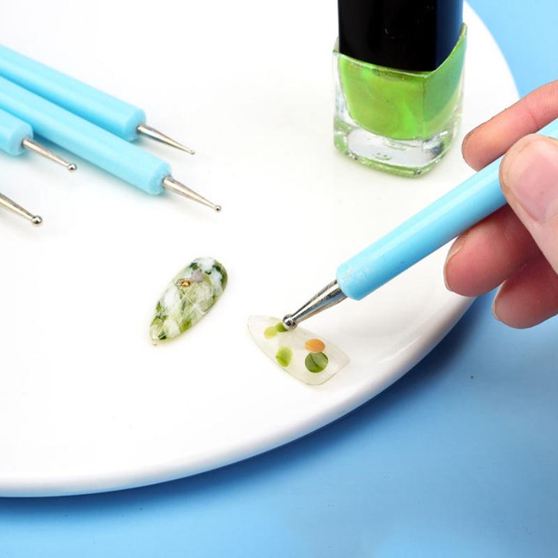 1/10/15 Pcs/Set Dual Ended Rhi - Nail Art Brush Set ulasan dan harga