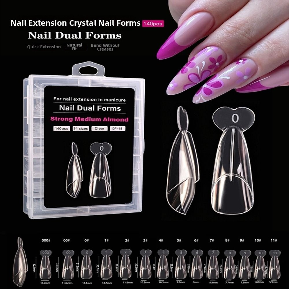 140PCS 14 Sizes French Nail Du - Nail Art Extension ulasan dan harga