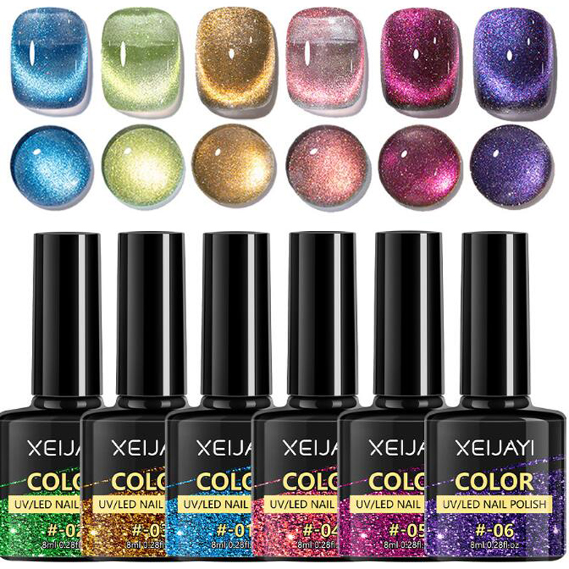 8ml Glitter Ice Blue Cat Eye M - Nail Art Ice Blue ulasan dan harga