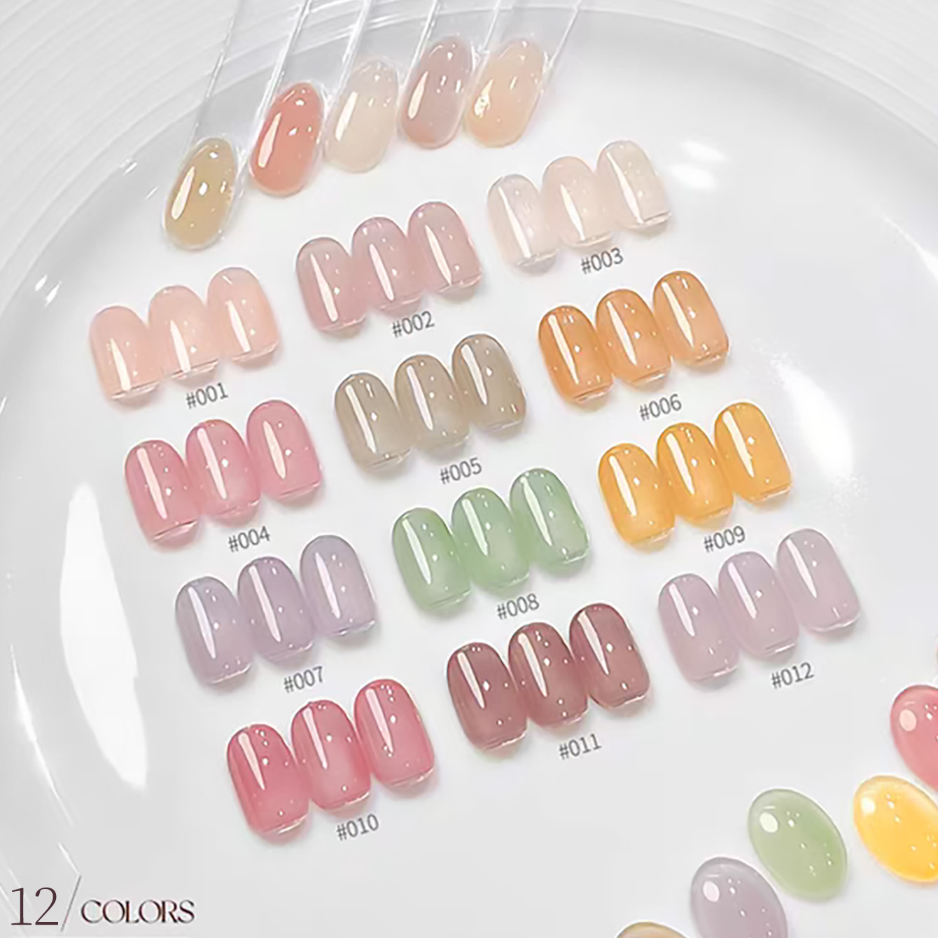SHAKA 1pcsSummer Popular Pink  - Nail Art Ice Blue ulasan dan harga