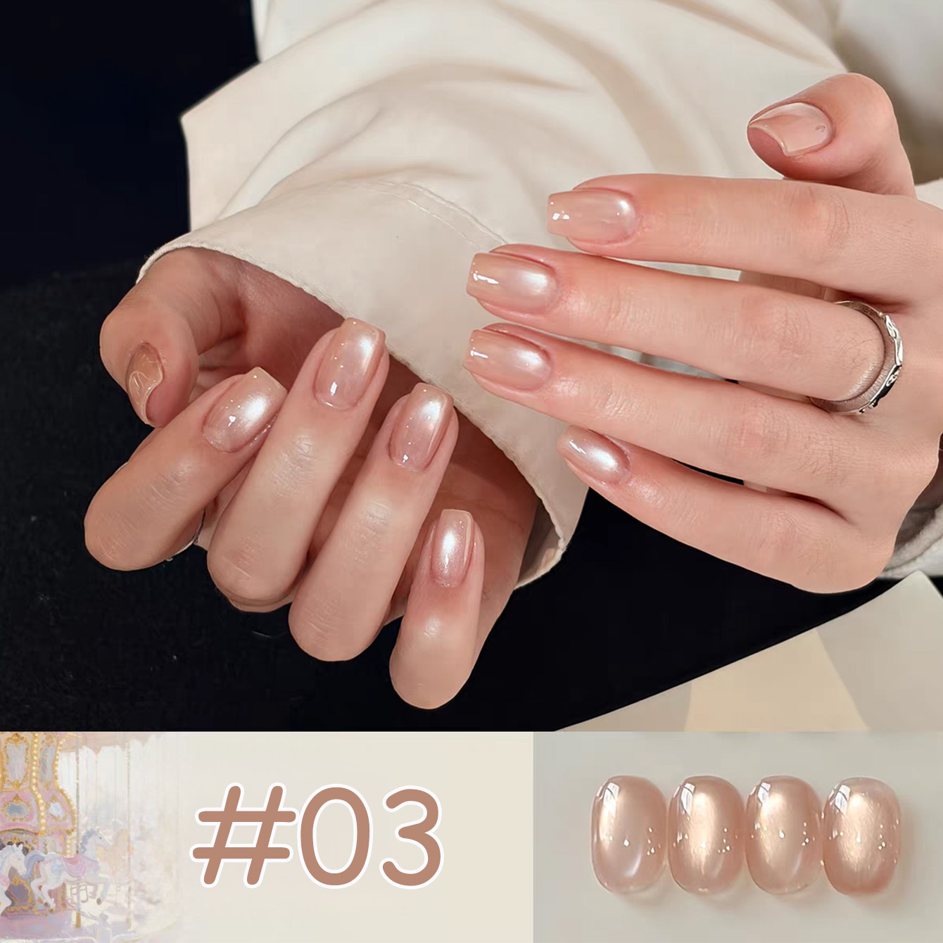 1pcs TC 2026 Ice Transparent S - Nail Art Ice Blue ulasan dan harga