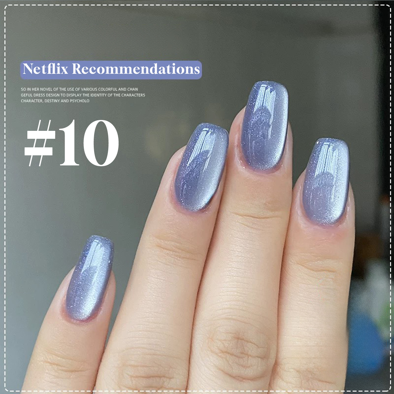 TC 10ML 12-Color Anquila Cryst - Nail Art Ice Blue ulasan dan harga
